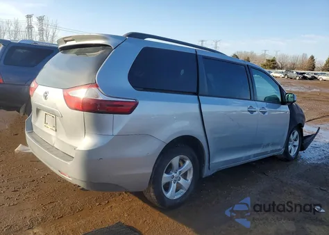 2015 Toyota Sienna Le 8-Passenger from USA, damaged, VIN 5TDKK3DC4FS683433